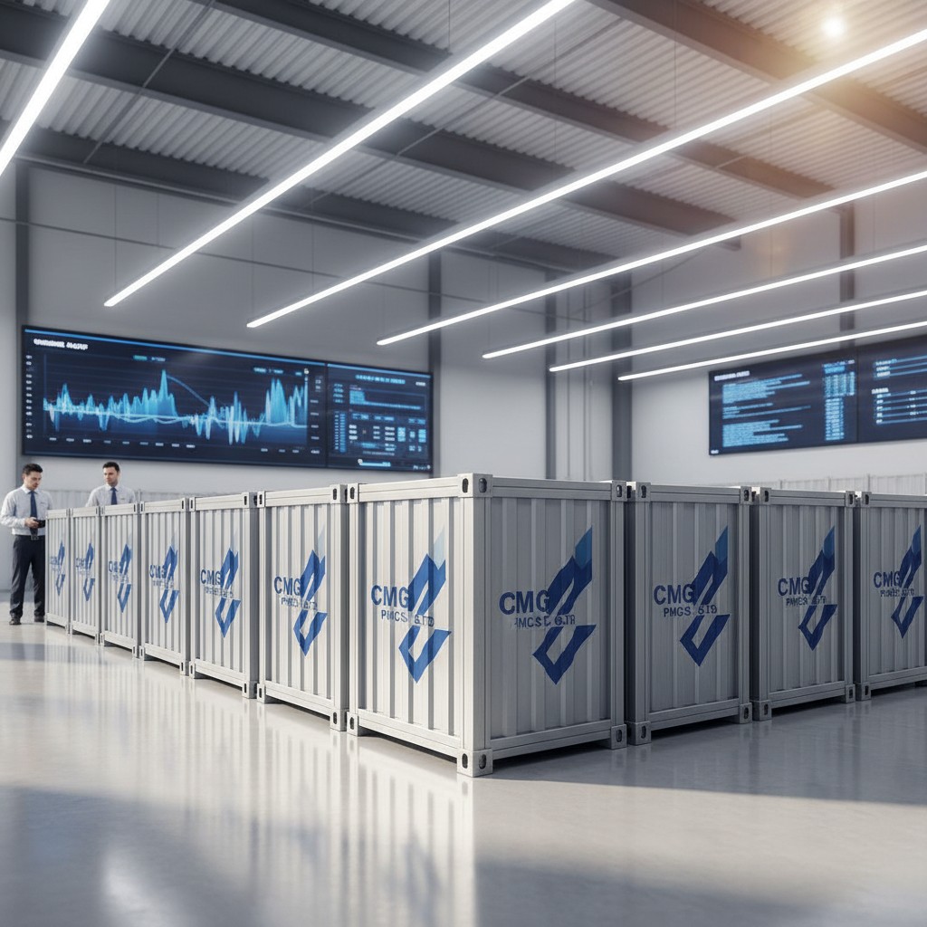 one-manogram-machines-manufacturing-plant-and-mining A 3D rendering depicting a space with white floors, walls, and ceilin...